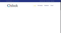Desktop Screenshot of ozbokgroup.com