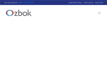 Tablet Screenshot of ozbokgroup.com